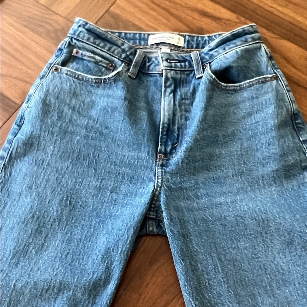 Abercrombie & Fitch Vintage straight high rise curve love size 26 regular
